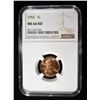 Image 1 : 1955 LINCOLN CENT NGC MS-66 RD