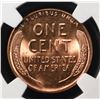 Image 3 : 1955 LINCOLN CENT NGC MS-66 RD