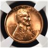 Image 2 : 1957 LINCOLN CENT NGC MS-66 RD