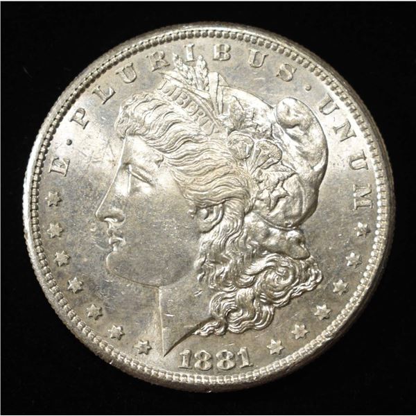 1881-S MORGAN DOLLAR BU