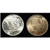 Image 1 : 1922 & 1924 PEACE DOLLARS CH BU