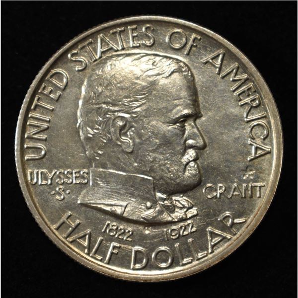 1922 GRANT W/STAR COMMEM HALF CH BU