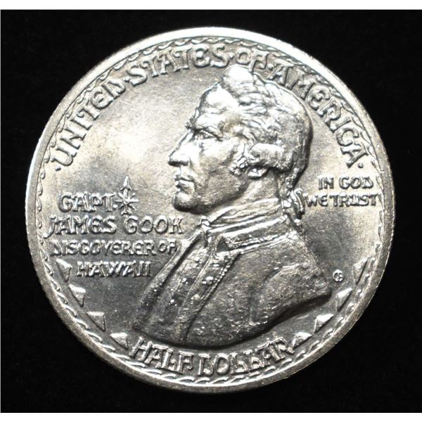 1928 50C HAWAIIAN COMMEM. GEM BU