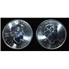 Image 2 : (2) 1 OZ MAPLE .999 SILVER ROUNDS