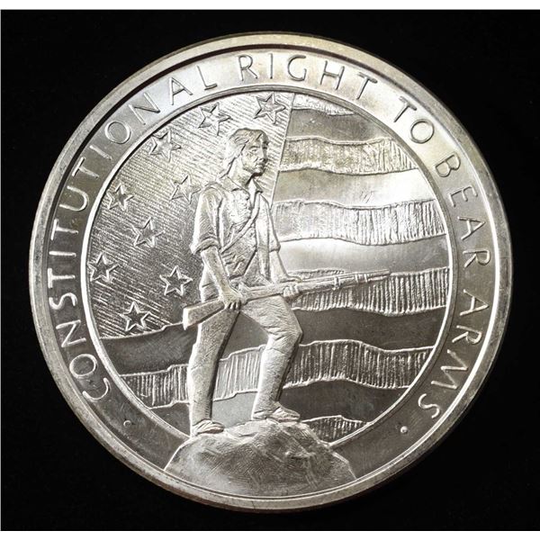 5 OZ .999 SILVER ROUND SECOND AMENDMENT