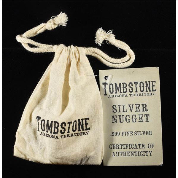 TOMBSTONE 5 OZ 0.999 SILVER NUGGET