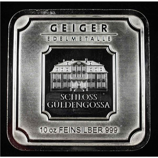 10 OZ 999 SILVER BAR GEIGER EDELMETALLE