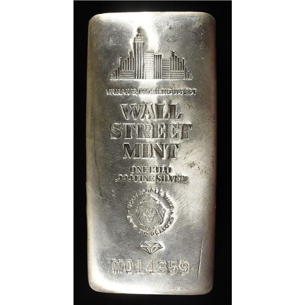 WALL STREET MINT ONE KILO .999 FINE SILVER
