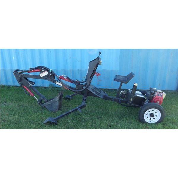 shurlift towable backhoe / excavator - working