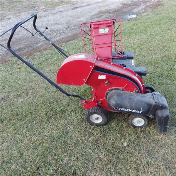 Troy bilt chipper shredder lawn vacuum