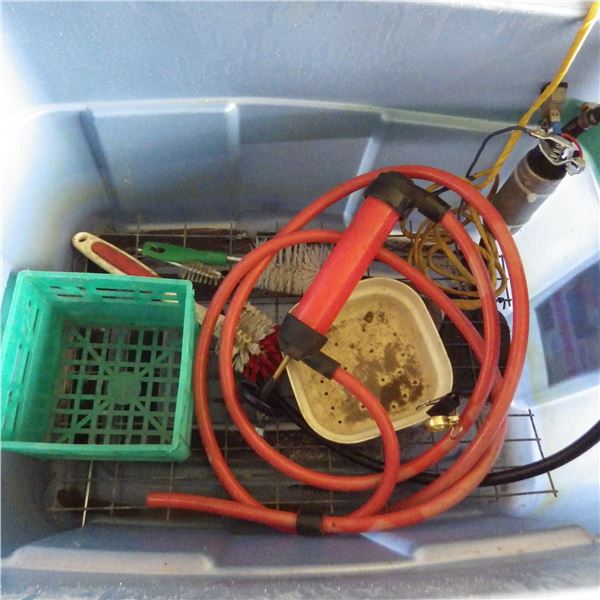 Shop built part cleaner 12 Volt operation