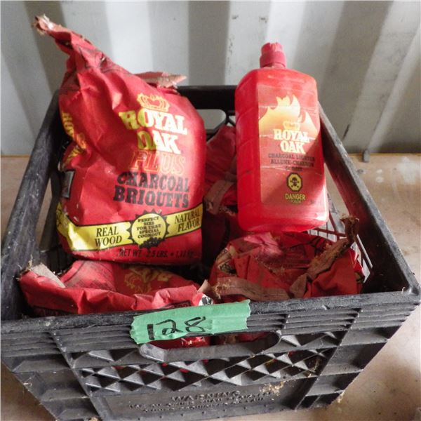 Charcoal briquettes and starting fluid  - No shipping