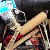 Image 4 : container with paint rollers and painting supplies