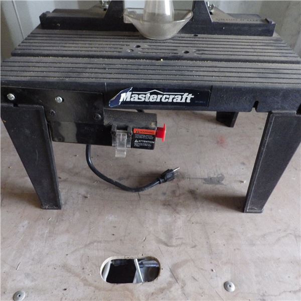 Mastercraft router table