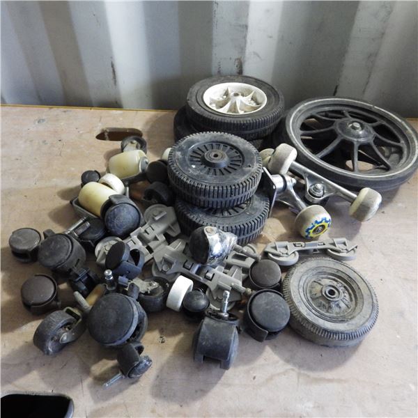 assortment   Of small wheels