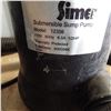 Image 2 : Simer 1/2 HP submersible sump pump with extra length of hose