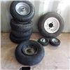 Image 1 : Assortment of small tires -- sizes in pictures