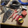 Image 5 : Tools including vice grips, clamps, fish tape etcetera