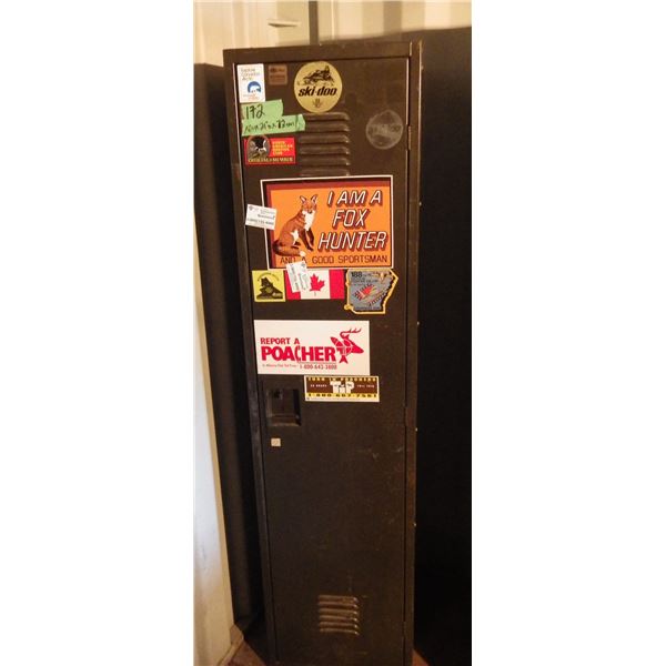 Metal storage locker