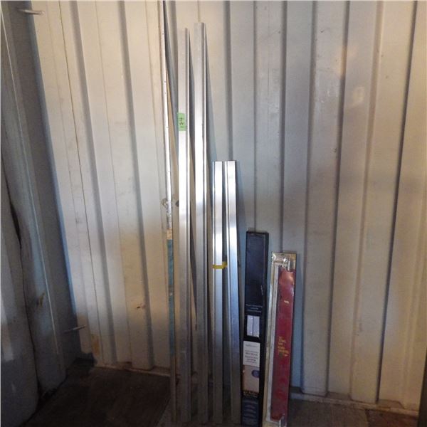 Weather stripping, aluminum, towel bar, Blind