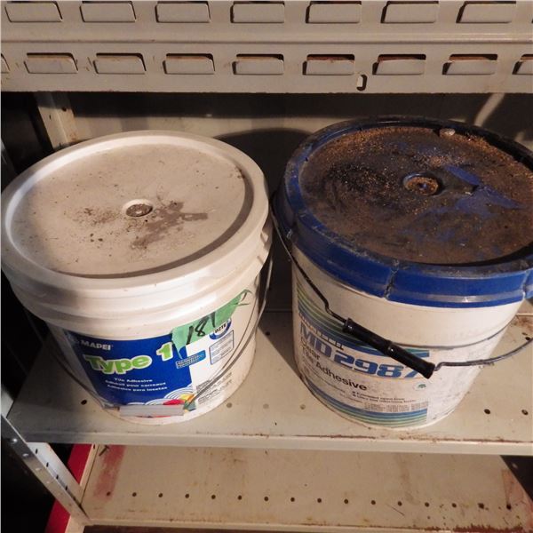 Two pails of tile adhesive unsure if they are still good