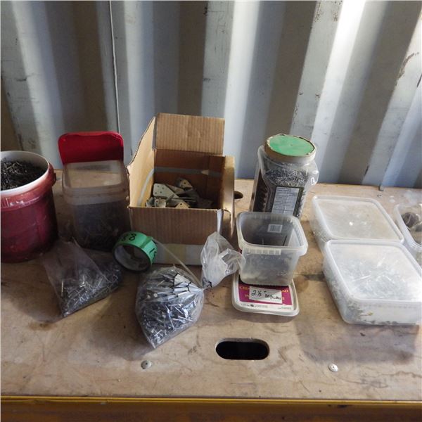 Assortment of nails etcetera