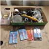 Image 1 : Halogen light bulbs and various nuts and bolts etc