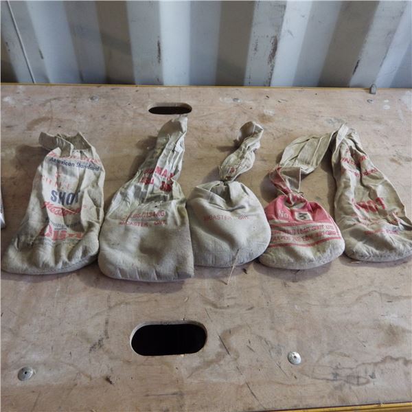 Various lead shot 5 partial bags