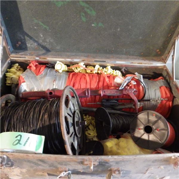 Electric Fence insulators, wire, ground rods, et cetera