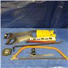 Image 1 : Hand saws, pry bars, tape measure, etcetera