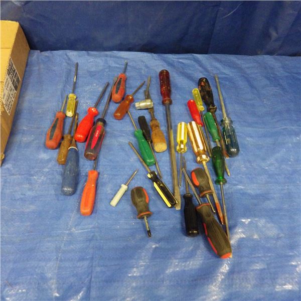 assorted screwdrivers