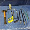 Image 1 : pry bars, hacksaws , hammer