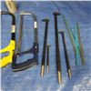 Image 3 : pry bars, hacksaws , hammer