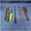 Image 1 : Pipe Wrench, Crescent wrench, channel lock pliers