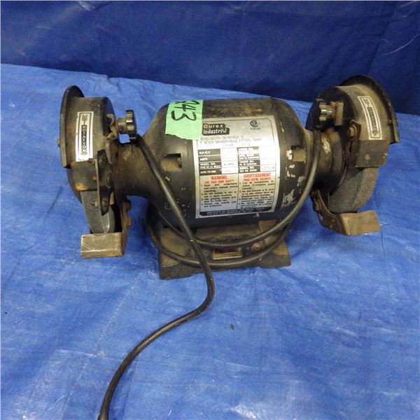 Durex industrial bench grinder - not tested