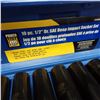 Image 2 : Power fist 10 piece half inch drive SAE Deep Impact socket set