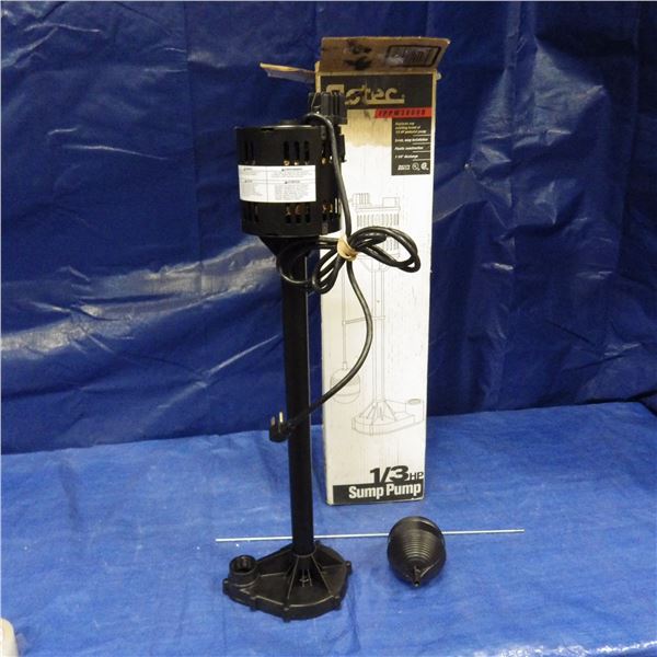 Sump pump 1/3 horsepower - tested working only ran for a couple of seconds to confirm