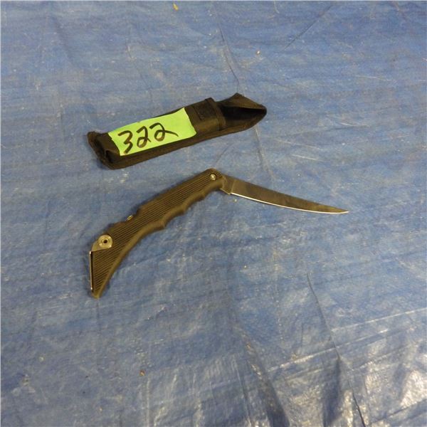 filleting knife 5 inch blade - lock back