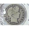 Image 1 : 1913-S Barber Half Dollar (VG)