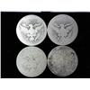 Image 2 : 4 Assorted Barber Quarters