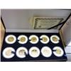 Image 1 : 2003-4 24K Gold Plated State Quarter Set In Box