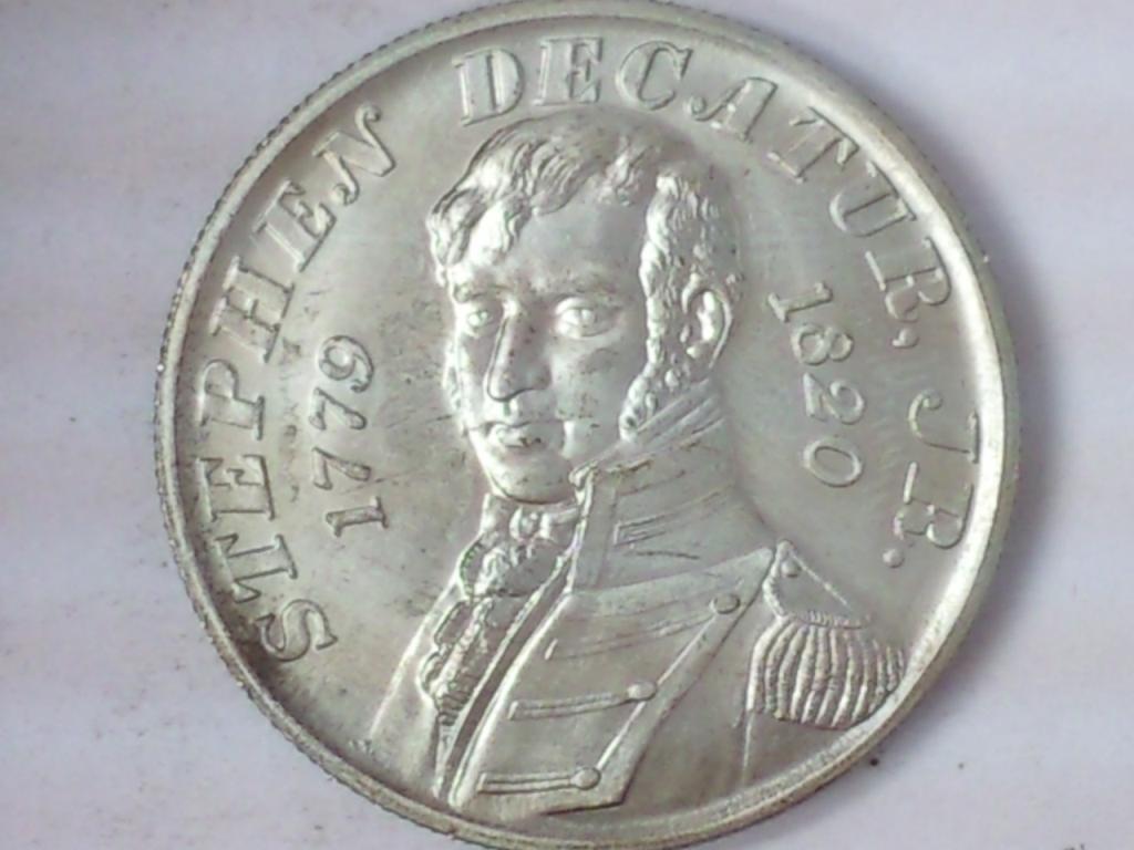 Stephen Decatur Jr Stephen Decatur, Jr. Silver Coin 1/2 + Oz. Silver