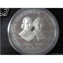 1973 Bicentennial Sterling Medal 1 OZ. Silver