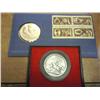 Image 1 : 2 Americas 1st Medals One In Pewter, One FDC