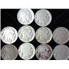 Image 1 : 10 Assorted 1930's Buffalo Nickels