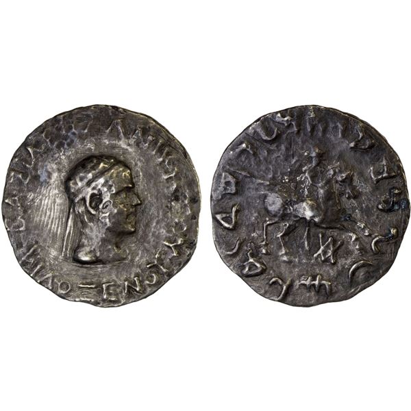 BACTRIA: Philoxenos, ca. 110-95 BC, AR tetradrachm (7.21g), VF