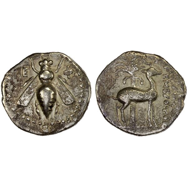 IONIA: Ephesos, AR drachm (3.89g), ca. 202-150 BC, VF