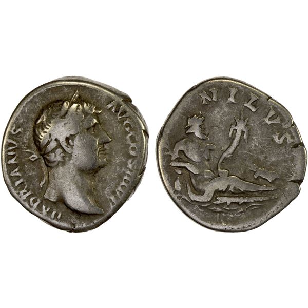 ROMAN EMPIRE: Hadrian, 117-138 AD, AR denarius (3.20g), Rome, 130-133 AD, F-VF