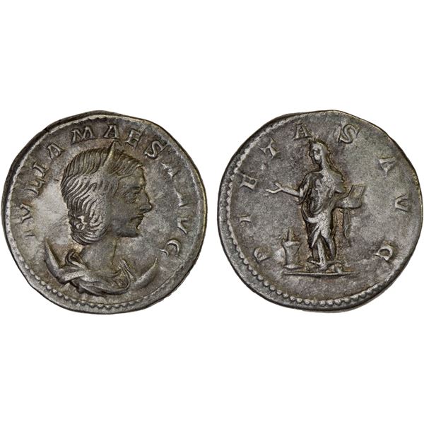 ROMAN EMPIRE: Julia Maesa, augusta, 218-ca. 224 AD, AR antoninianus (4.96g), Rome, 218-222 AD, VF