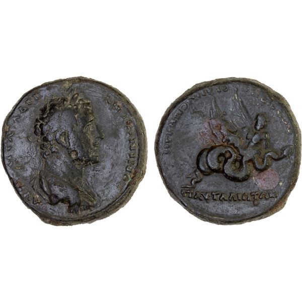 ROMAN PROVINCIAL, THRACE: Pautalia, Antoninus Pius, 138-161, AE29 (21.82g), VF